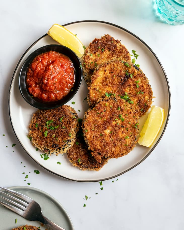 Baked Eggplant Easy Crispy Oven Baked Recipe The Kitchn